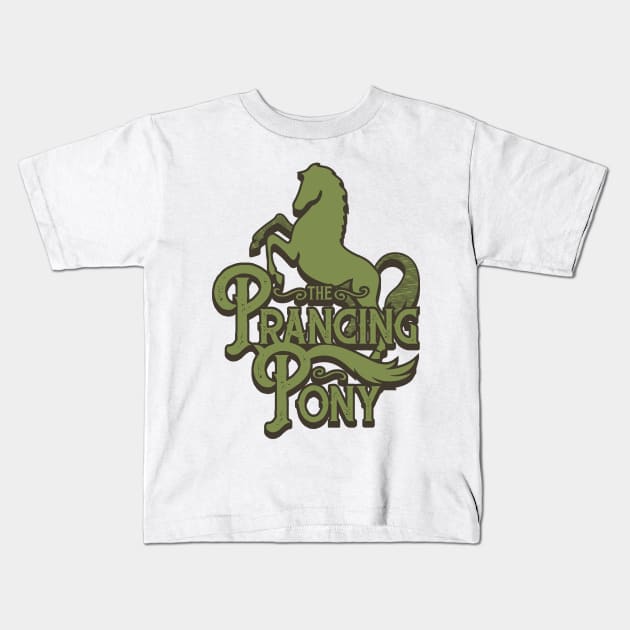 The Prancing Pony Kids T-Shirt by Daribo